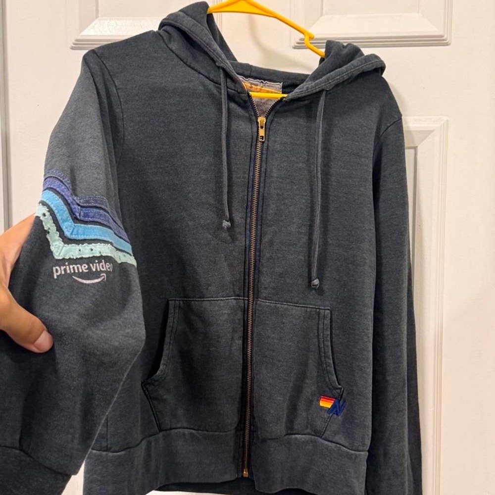 Aviator Nation Zip-Up Hoodie (Amazon Prime Video Edition) Authentic Collab